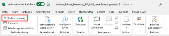 Bild 12 Rechtschreibprüfung