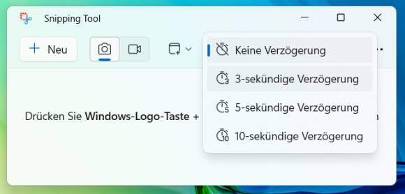 Bild 5: Auch verzögerte Screenshots sind möglich