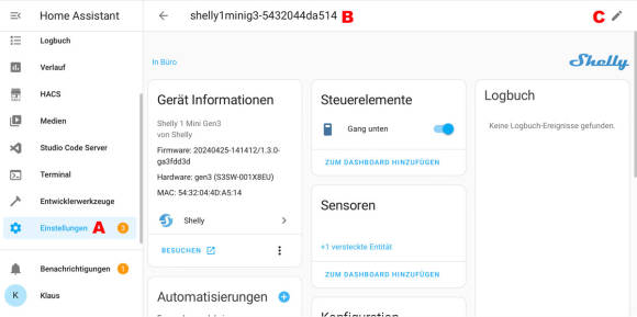 Bild 6: Die sofortige Änderung des Namens erspart Ihnen später viel Kopfzerbrechen, wenn Automationen erstellt werden