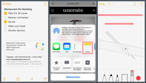 Neuer Notizblock in iOS 9