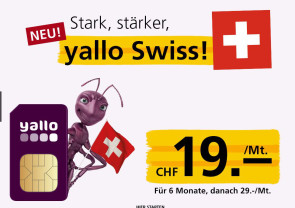 yallo Swiss Abo mit unlimitierter Telefonie lanciert 