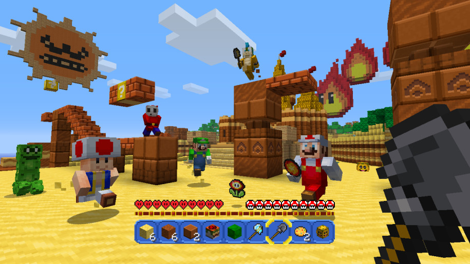 Minecraft und Super Mario bilden gemeinsam einen riesigen Spass-Block -  onlinepc.ch