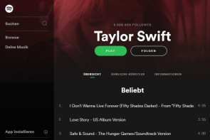 Taylor Swift kehrt zu Spotify & Co zurück 